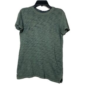 ATM Anthony‎ Thomas Melillo Grayish Slub Jersey Schoolboy Crew Neck Tee Sz XS